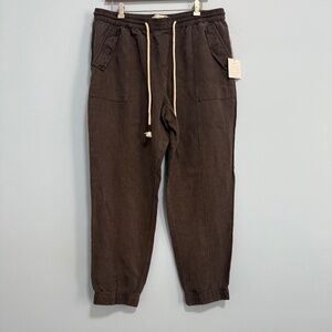 C&C California Linen‎ Blend Joggers Size XL